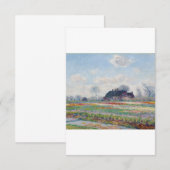 チューリップフィールズアットサッセンハイムバイクロードモネ サンキューカード (正面/裏面)