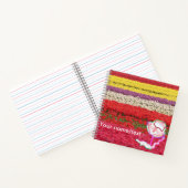 チューリップフィールド顧客文字スクエアノート ノートブック (内部)