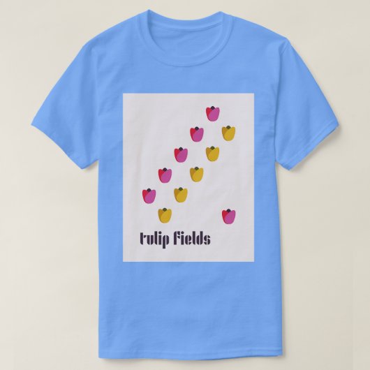 チューリップフィールド Tシャツ (デザイン正面)