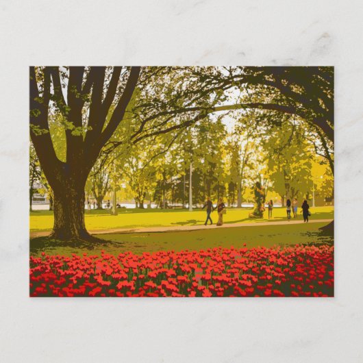 チューリップフェスティバルインオタワ ポストカード (正面)