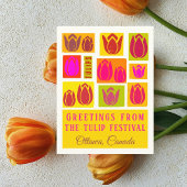 チューリップフェスティバルオタワカナダ ポストカード