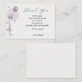 チューリップフラワーありがとう ノートカード (正面/裏面)