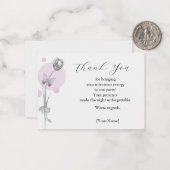 チューリップフラワーありがとう ノートカード (正面/裏面インサイチュ)