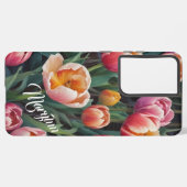 チューリップフラワーフォンケース SAMSUNG GALAXYケース (左側面)