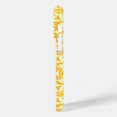 チューリップフローラダマスクオレンジ色の黄色のケース Case-Mate iPhoneケース (裏面 / 左)