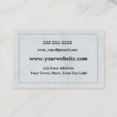 チューリップフローラデザイナプロフェッショナルフローラ 名刺 (裏面)