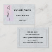 チューリップフローラデザイナプロフェッショナルフローラ 名刺 (正面/裏面)