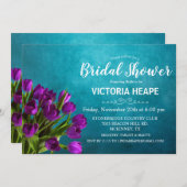 チューリップフローラブライダルシャワー招待 招待状 (正面/裏面)