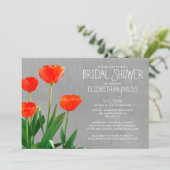 チューリップブライダルシャワー招待状 招待状 (スタンド正面)