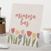 チューリップブライダルシャワー招待 台座サイン (インサイチュ)