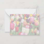 チューリップブロッサムサンキューカード ノートカード (裏面)