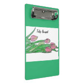 チューリップブーケの置き下げ ミニクリップボード (アングル)