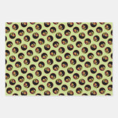 チューリップブーケ絵を描のオリジナルガーデンフラワーアート ラッピングペーパーシート (正面2)