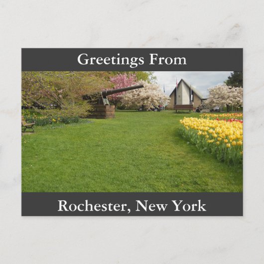 チューリップベッド&キャノン ポストカード (正面)