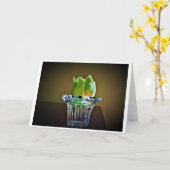 チューリップポプラの花、カード カード (黄色い花)