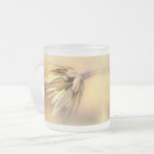 チューリップポプラ空シードポッド フロストグラスマグカップ (正面左)