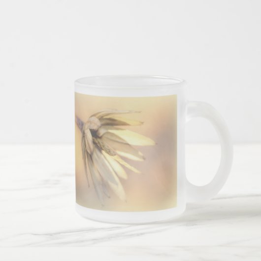 チューリップポプラ空シードポッド フロストグラスマグカップ (右)