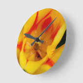 チューリップマクロ ラウンド壁時計 (傾斜)