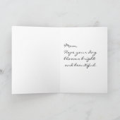 チューリップマザーズデイカード カード (内部)