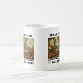 チューリップマニアに気を付けてブルージェルに再び起こる コーヒーマグカップ (中央)