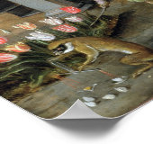 チューリップマニアの愚行の風刺 ポスター (角)