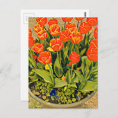 チューリップモダンフローラ花フェスティバル ポストカード (正面/裏面)