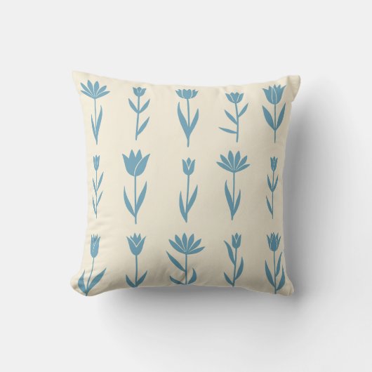 チューリップラインアップクリーム クッション (正面)