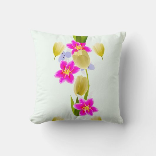 チューリップリリーフローラ クッション (正面)
