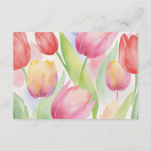 チューリップレシピカード (裏面)