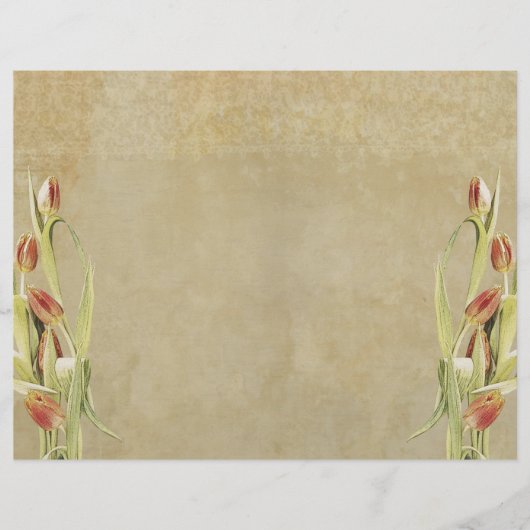 チューリップヴィンテージ履歴ページスクラップブックページ (正面)