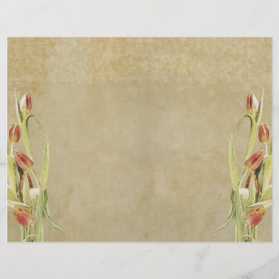 チューリップヴィンテージ履歴ページスクラップブックページ