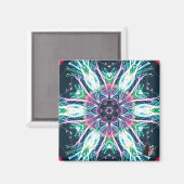 チューリップ万華鏡のように千変万化するパターン磁石 マグネット (正面/裏面)