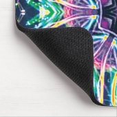 チューリップ万華鏡のように千変万化するパターン マウスパッド (コーナー)