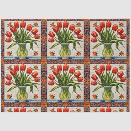 チューリップ人気があるビューティフルコレクション 薄葉紙 (正面)