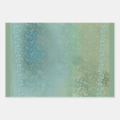 チューリップ付きティークラフト紙シート ラッピングペーパーシート (正面3)