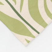 チューリップ付き花柄 フリースブランケット (角)