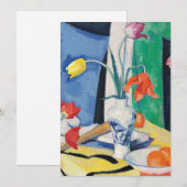 チューリップ付き静物詩 | サミュエル・ジョン・ペプレ (正面/裏面)