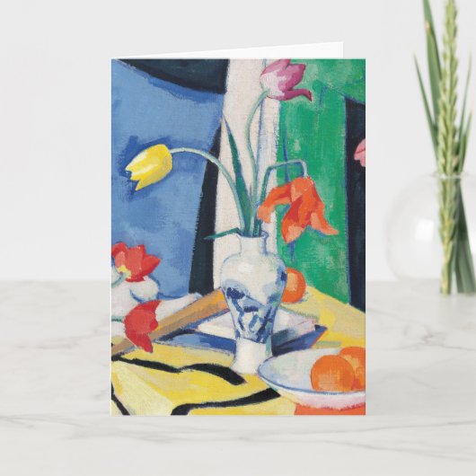 チューリップ付き静物詩 | サミュエル・ジョン・ペプレ カード (正面)