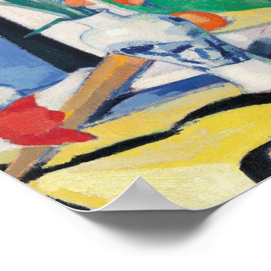 チューリップ付き静物詩 | サミュエル・ジョン・ペプレ ポスター (角)