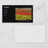 チューリップ分野およびVoltaireの引用文 名刺 (正面/裏面)