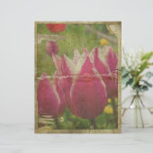 チューリップ動揺してスクラップブック紙 (スタンド正面)