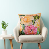 チューリップ及び水仙フローラ クッション (椅子)