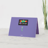 チューリップ同情カード カード (裏面)