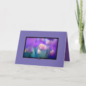 チューリップ同情カード カード (正面)