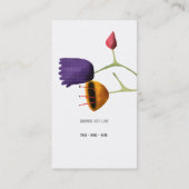 チューリップ名刺 名刺 (裏面)