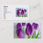 チューリップ名刺 名刺 (正面/裏面)
