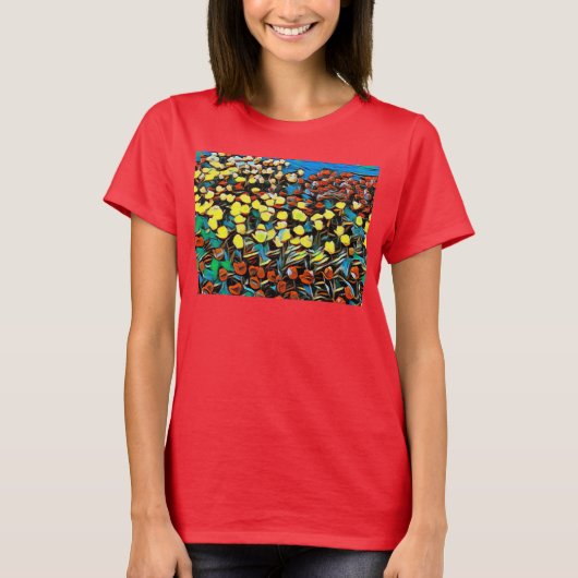 チューリップ基本タンクトップとドリーミング Tシャツ (正面)