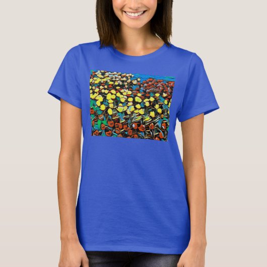 チューリップ基本タンクトップとドリーミング Tシャツ (正面)