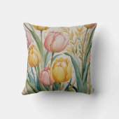 チューリップ夢想 クッション (裏面)