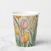 チューリップ夢想 紙コップ (裏面)